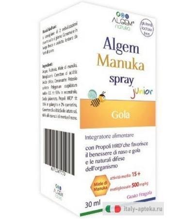 ALGEM MANUKA SPRAY JUNIOR 30ML