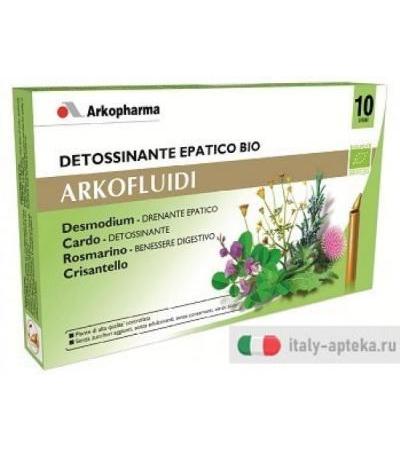 ARKOFLUIDI DETOSS EPATICO 10F
