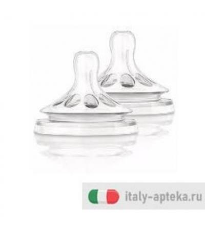 AVENT TETT NATURAL FLU LENT 2P