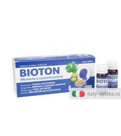 Bioton Memoria E Concentrazione 14 Flaconcini