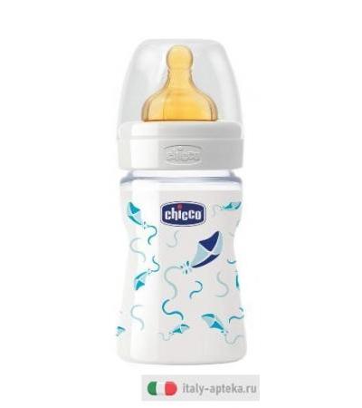 Chicco Biberon Vetro Boy Caucciù 150ml
