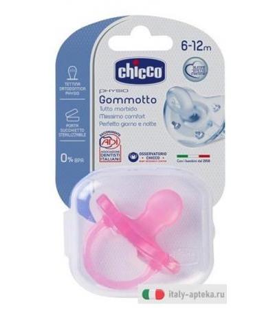 Chicco  Gommotto Silicone Bimba 6-12 Mesi