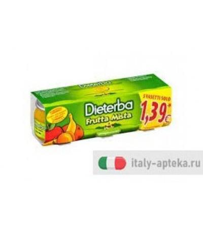DIETERBA OMOG FRUTTA MIS 3X80G