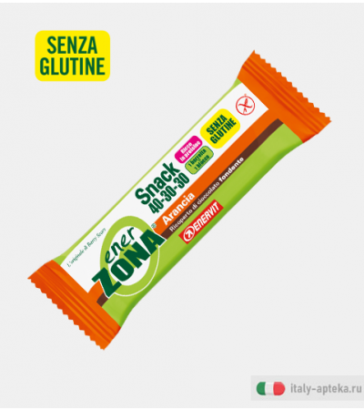 Enerzona Snack Arancia Cioccolato Fondente 1 Barretta