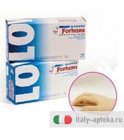 FORHANS GUANTI LATT L 100PZ