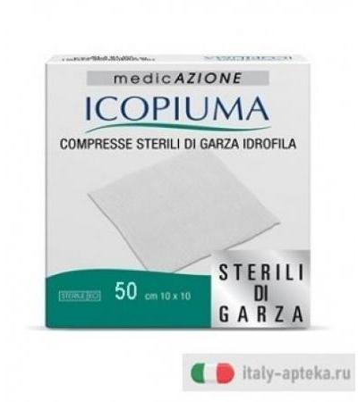 GARZA ICOPIUMA 10X10CM 50PZ