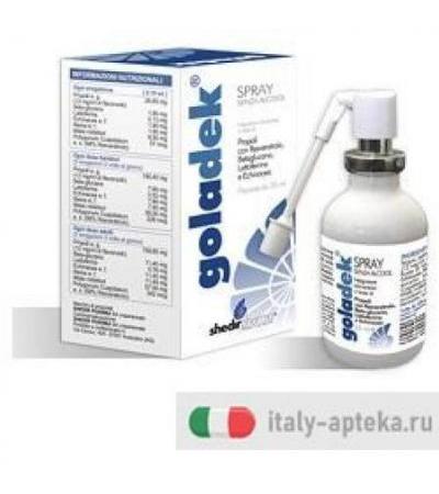 GOLADEK SPRAY NO ALCOOL 25ML