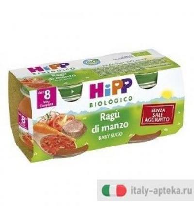 HIPP BIO SUGO RAGU MANZO 2X80G