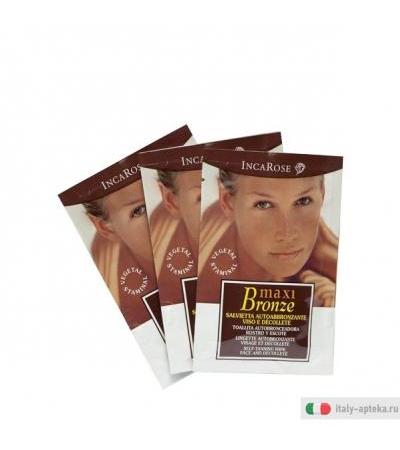 Incarose Maxi Bronze 7 Salviette Autoabbronzanti