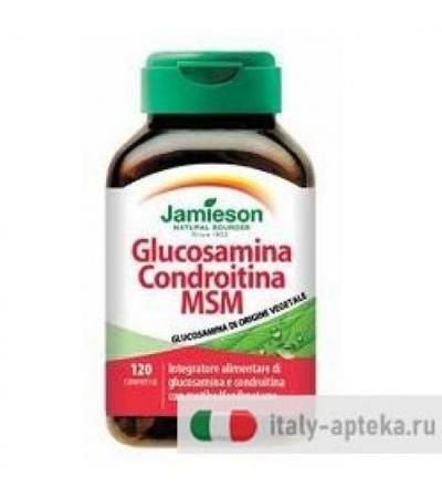 Jamieson Glucosamina Condroitin Msm 120 Compresse