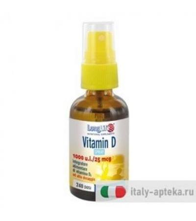 LONGLIFE VITAMIN D3 1000UI SPR