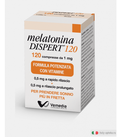 Melatonina Dispert 1mg 120 Compresse