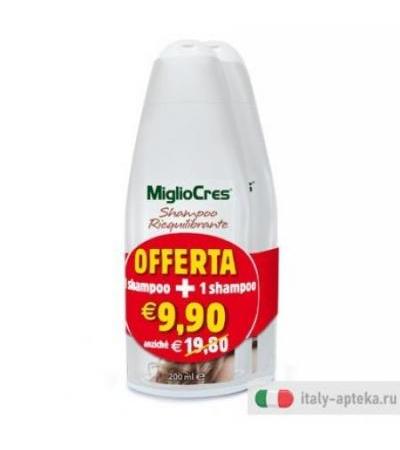 Migliocres Bipack Shampoo Riequilibrante 200+200ml