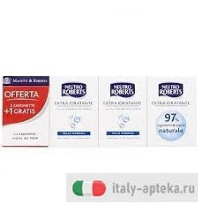 Neutro Roberts Sapone Solido 4 Pezzi