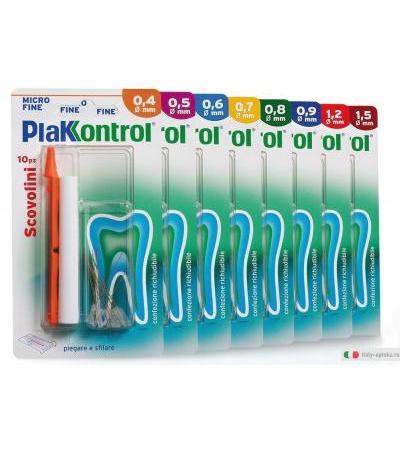 Plakkontrol Scovolini 0,5mm 10 Pezzi