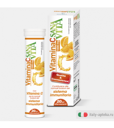 Sanavita Vitamina C 20 Compresse Effervescenti