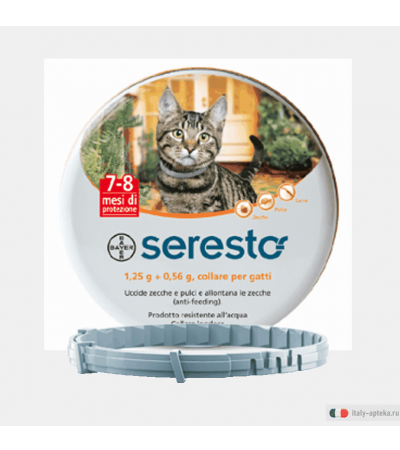 Seresto Gatti 1,25g+0,56g