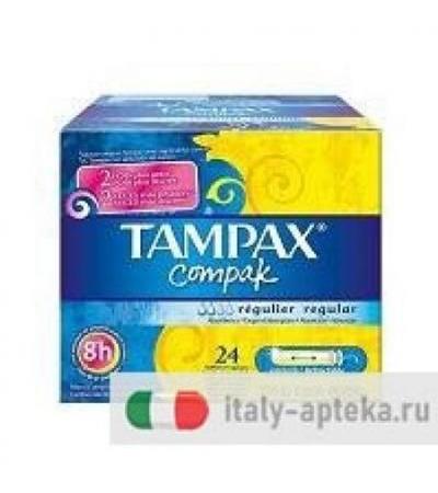 Tampax Compak Regular 24Pezzi