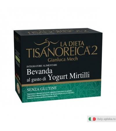 Tisanoreica 2 Bevanda Gusto Yogurt Mirtilli 4 Preparati