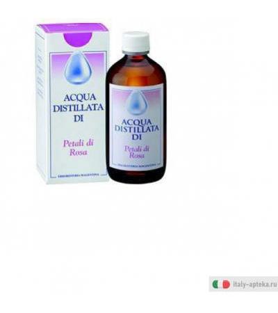 acqua distillata petali di rosa