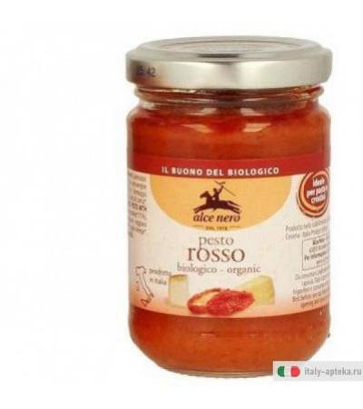 alce nero pesto rosso biologico - organic ingredienti
