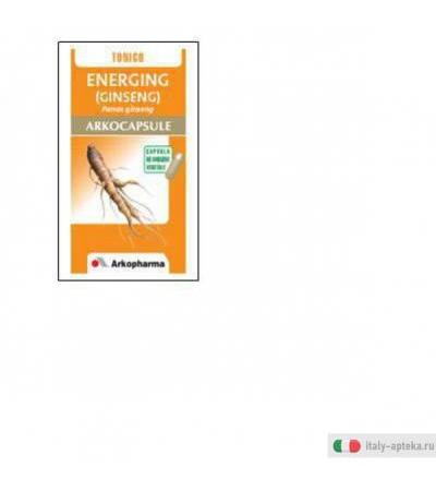 arkocapsule ginseng complemento alimentare utile come tonico ricostituente. non contiene amido, coloranti,
