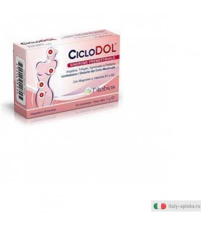 c iclo dol integratore alimentare a base di trifoglio, agnocasto, griffonia, angelica e partenio,