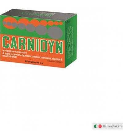 carnidyn® integratore alimentare utile in tutti i casi di ridotto apporto con la dieta o di
