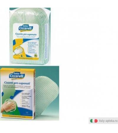 Ciccarelli Guanto Pre saponato Viso Corpo 20 pezzi