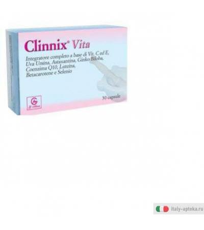 clinnix vita integratore a base di vitamine c ed e, uva ursina, astaxantina, ginkgo
