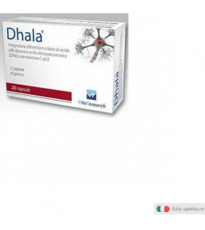 dhala integratore alimentare a base di acido alfa lipoico e acido docosaesaenoico (dha) con