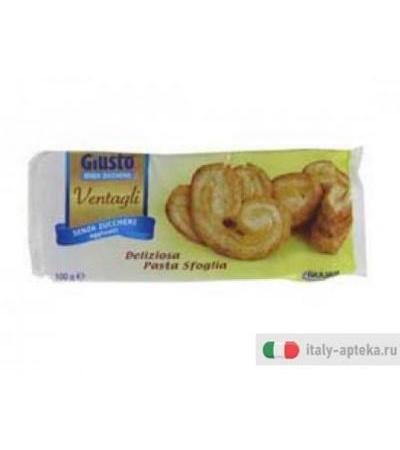 Giusto senza Zuccheri Ventagli di Pasta Sfoglia 100 g