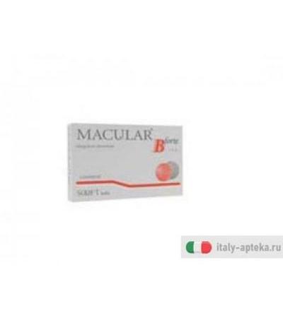 macular b forte integratore alimentare di acido folico, vitamina b2, vitamina b6, vitamina b12, vitamina