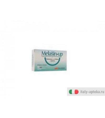 melasin&bull;up integratore alimentare a base di melatonina pura 1 mg potenziata con griffonia e iperico,