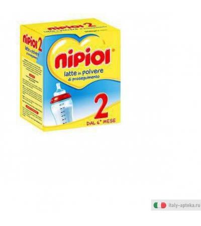 Nipiol Latte in polvere, Latte 2, 800 g, 6 mesi