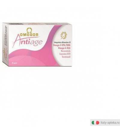 Omegor Antiage - Omega 3 e Antiossidanti - 30 Perle