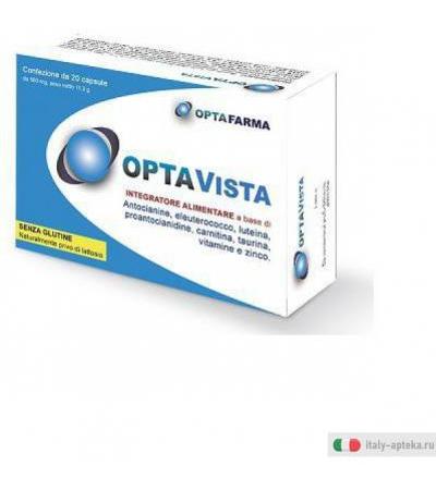 optavista integratore alimentare a base di antocianine, eleuterococco, luteina,