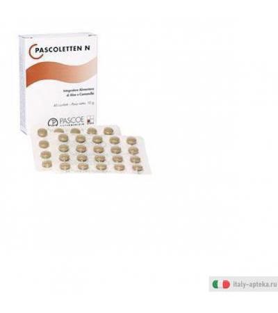 pascoletten n integratore alimentare di camomilla e aloe. aiuta la fisiologica regolarità