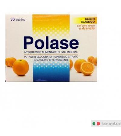 Polase Integratore di Sali Minerali Gusto Arancia Granulato 36 Buste
