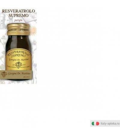 resveratrolo supremo pastiglie integratore alimentare a base di piante.