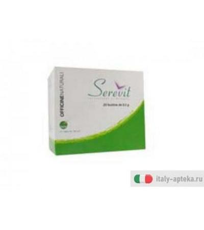 serevit integratore alimentare a base di estratti vegetai associati e combinati per favorire il