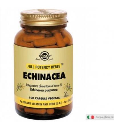 Solgar Echinacea Integratore Difese Immunitarie 100 Capsule