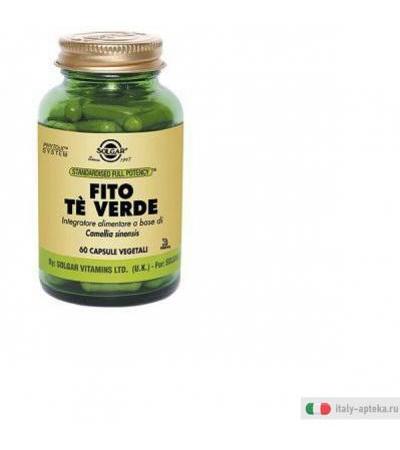 Solgar - Estratto verde della foglia di tè - 60 Capsule vegetariane