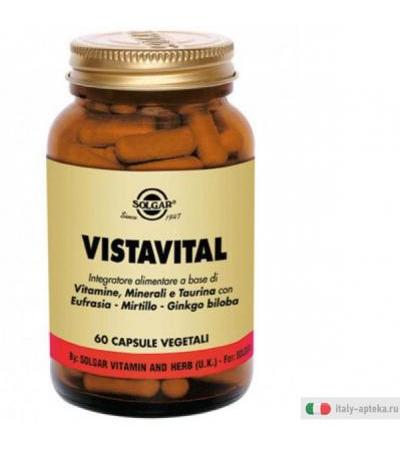 Solgar Linea Occhi Vistavital Integratore Alimentare 60 Capsule
