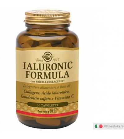 Solgar Linea pelle Antietà Ialuronic Formula 30 Tavolette