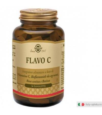 Solgar Linea Vitamine Minerali Flavo C Integratore 50 Tavolette