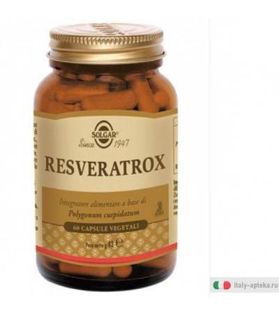 Solgar Resveratrox Integratore Alimentare 60 Capsule Vegetali