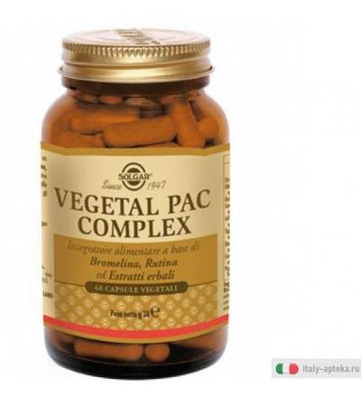 Solgar Vegetal Pac Complex Integratore Alimentare 60 Capsule Vegetali