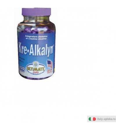 Ultimate Italia Kre Alkalyn Integratore Creatina alcalina 120 Capsule