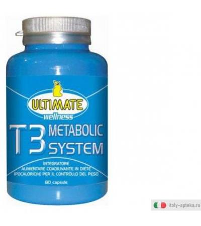 Ultimate Italia T3 Metabolic System Integratore dietetico 80 Capsule